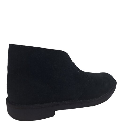 Clarks Men's NEW Black Suede Desert Boots Chukka Lace-Up Size10M - Picture 5 of 13